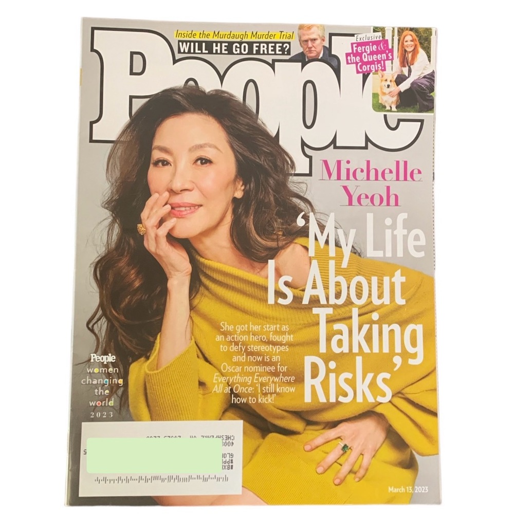 People Magazine March 13 2023 Michelle Yeoh Murdaugh Trial Fergie Queen Corgis